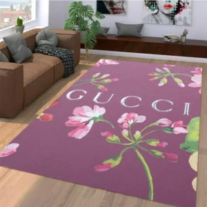 Gucci Flower Luxury Fashion Brand Rug Door Mat Home Decor Area Carpet