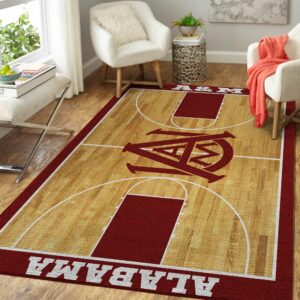 Alabama Am Bulldogss Ncaa Football Basketball Custom Type 7963 Rug Area Carpet Living Room Home Decor