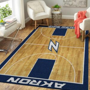 Akron Zips Ncaa Basketball Custom Type 8295 Rug Home Decor Area Carpet Living Room