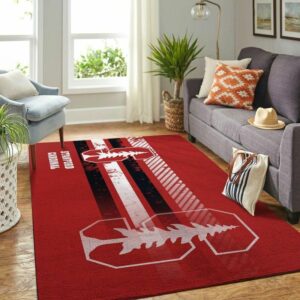 Stanford Cardinal Ncaa Custom Type 8612 Rug Living Room Area Carpet Home Decor