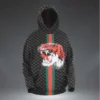 Gucci Black Tiger Type 250 Luxury Hoodie Fashion Brand Outfit
