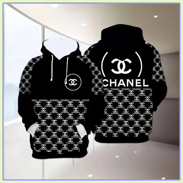 Chanel Black Type 150 Luxury Hoodie Outfit Fashion Brand