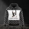 Louis Vuitton Black Lv Type 138 Hoodie Outfit Luxury Fashion Brand