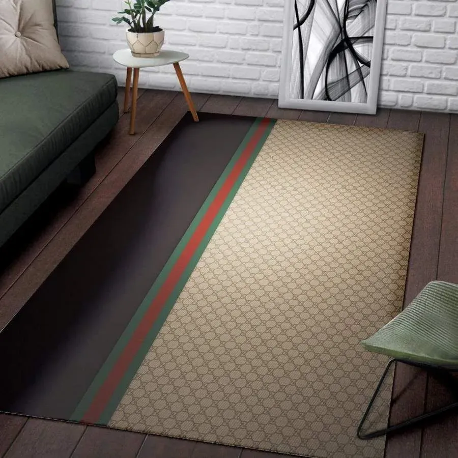 Gucci Edition Rectangle Rug Home Decor Fashion Brand Door Mat Area Carpet Luxury