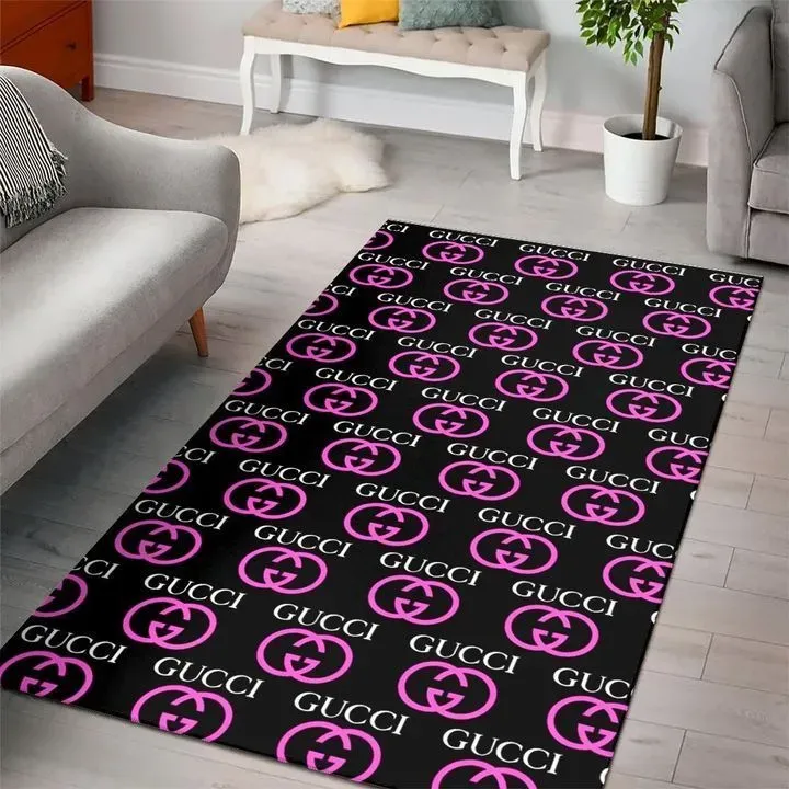Gucci Edition Rectangle Rug Home Decor Luxury Area Carpet Door Mat Fashion Brand