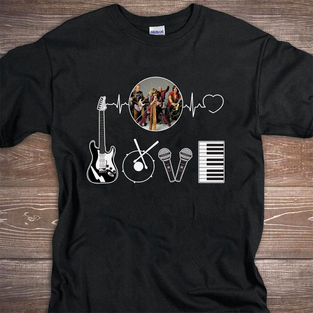 Aerosmith Heartbeat Type 102 T Shirt
