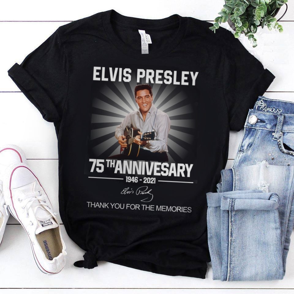 Elvis Presley 75Th Anniversary T Shirt