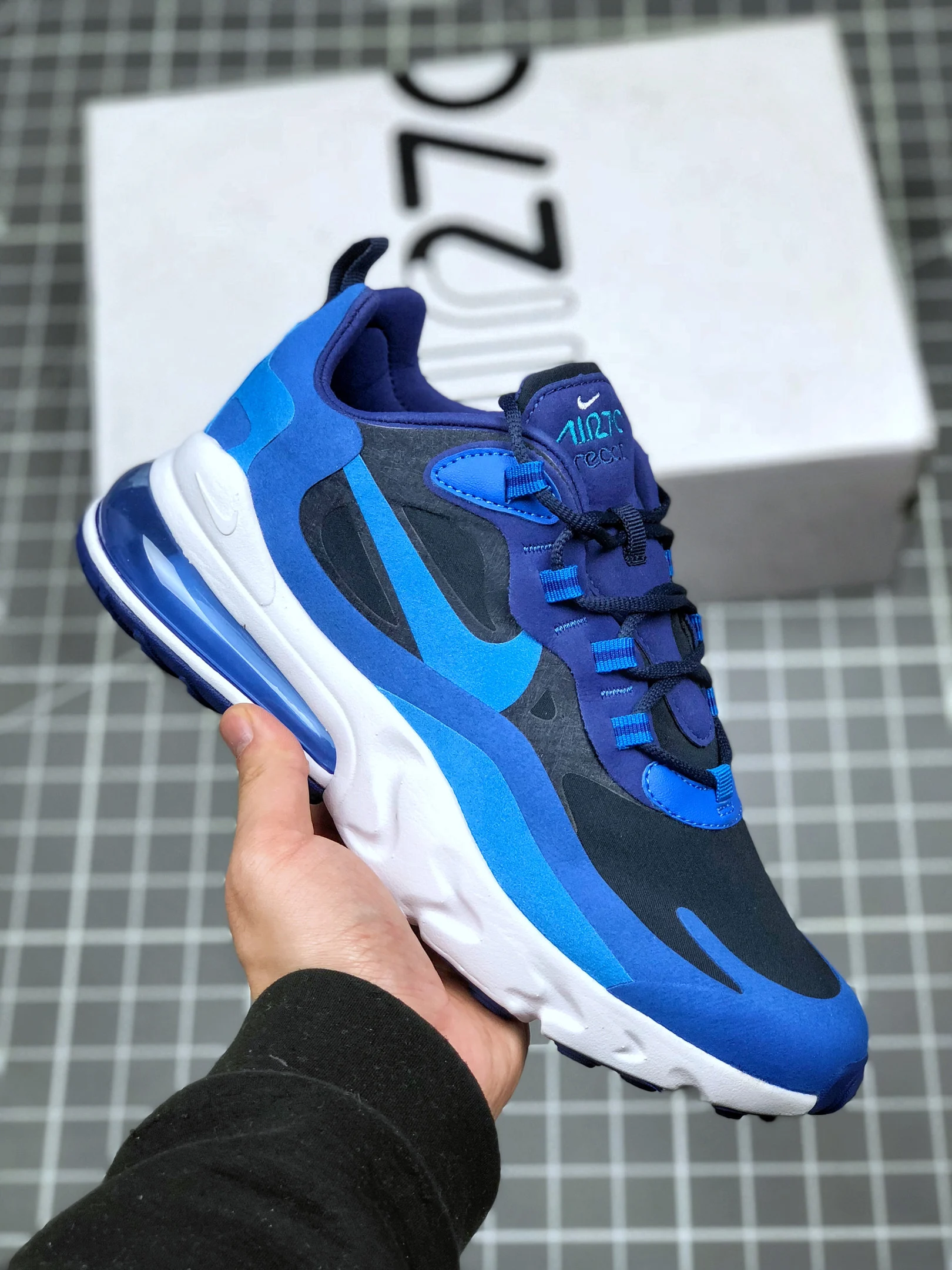 Nike Air Max 270 React Blue Void Photo Blue-Game Royal For Sale