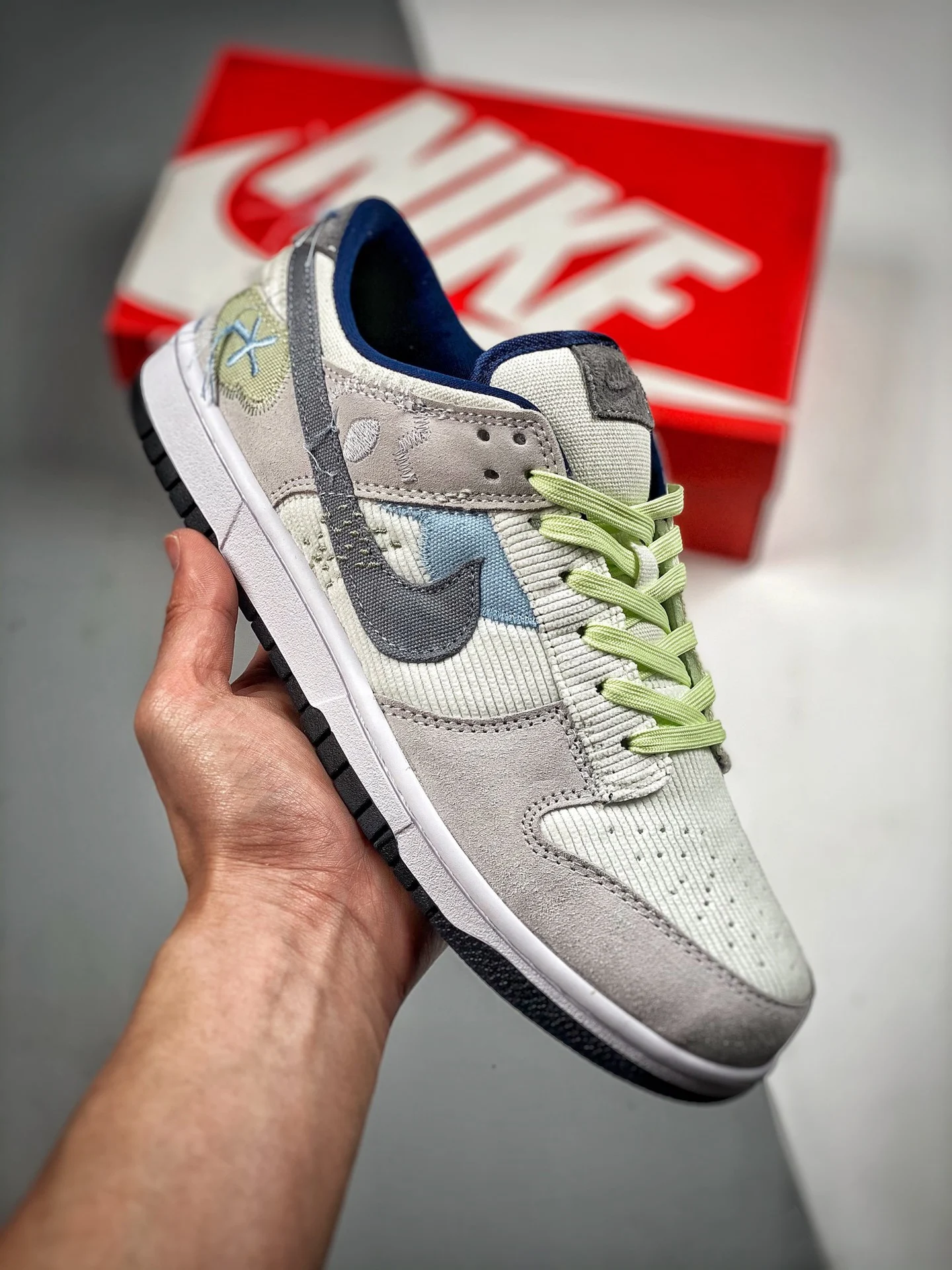 Nike Dunk Low Bright Side Grey Blue DQ5076-001 For Sale