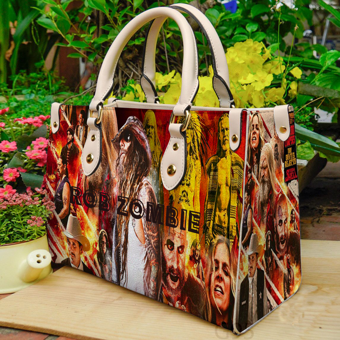 Rob Zombie Women Leather Hand Bag