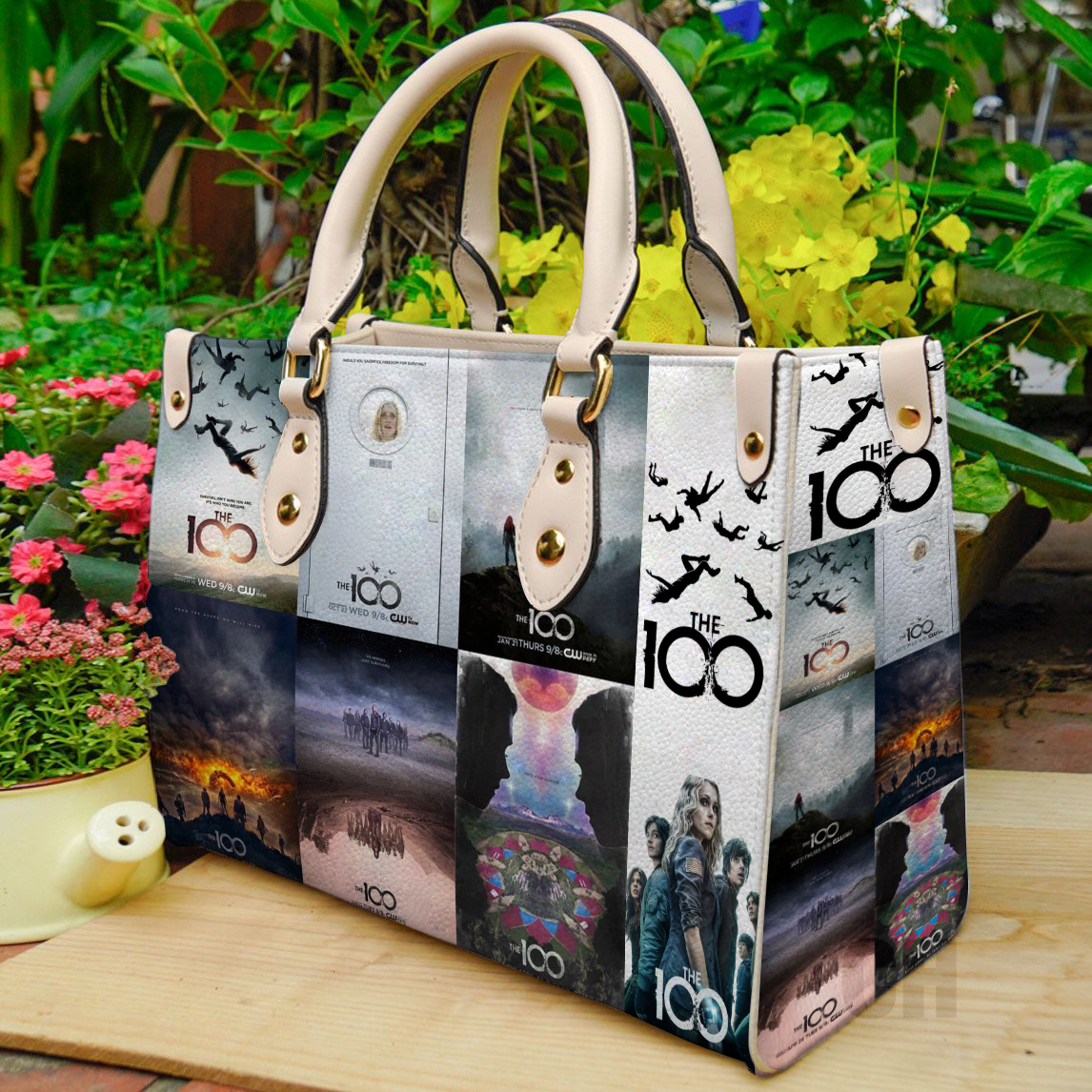 The 100 show Women Leather Hand Bag