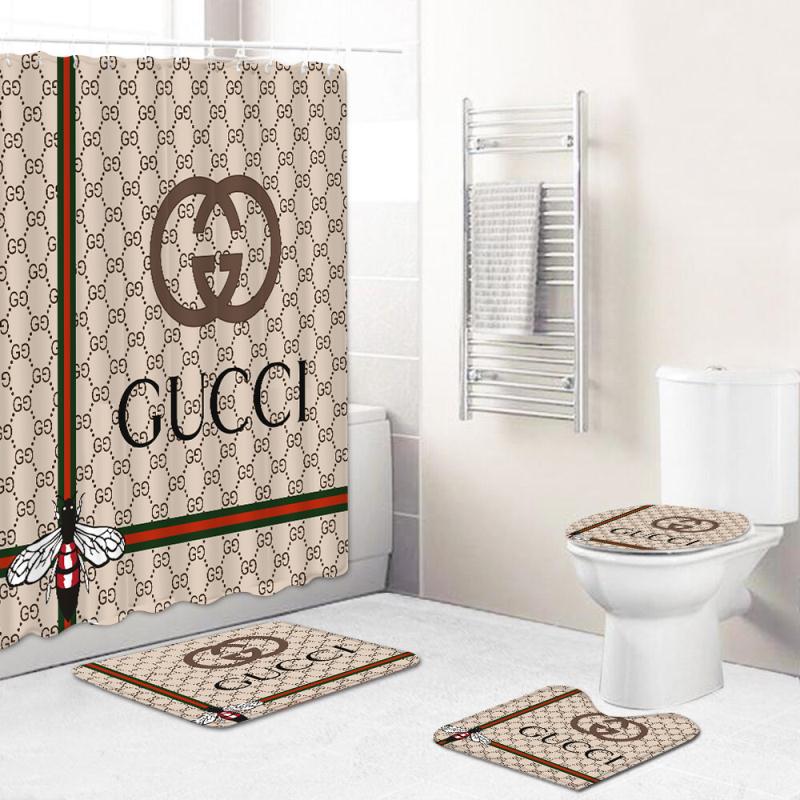 Gucci Bathroom Set Hypebeast Home Decor Luxury Fashion Brand Bath Mat