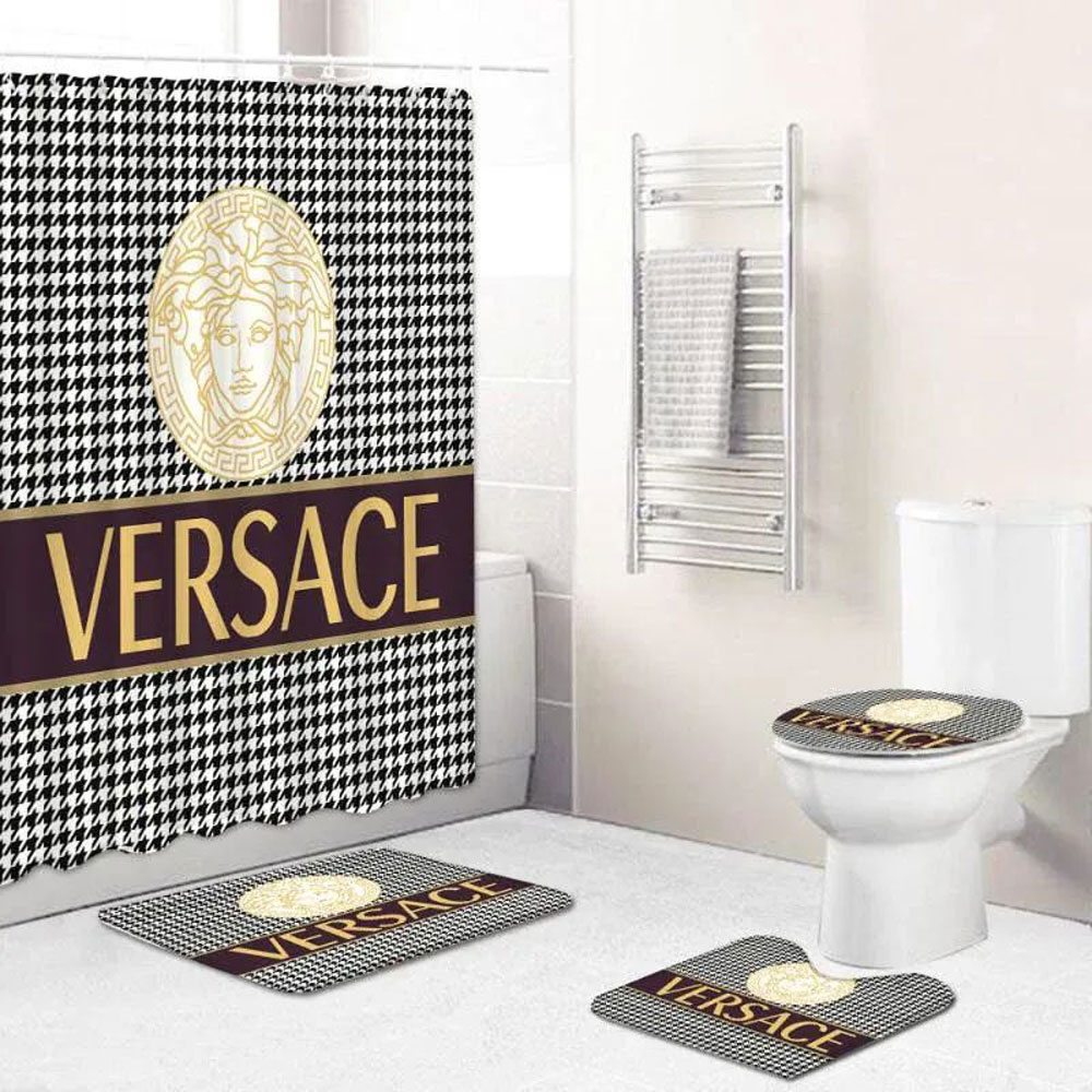 Gianni Versace Bathroom Set Bath Mat Hypebeast Luxury Fashion Brand Home Decor