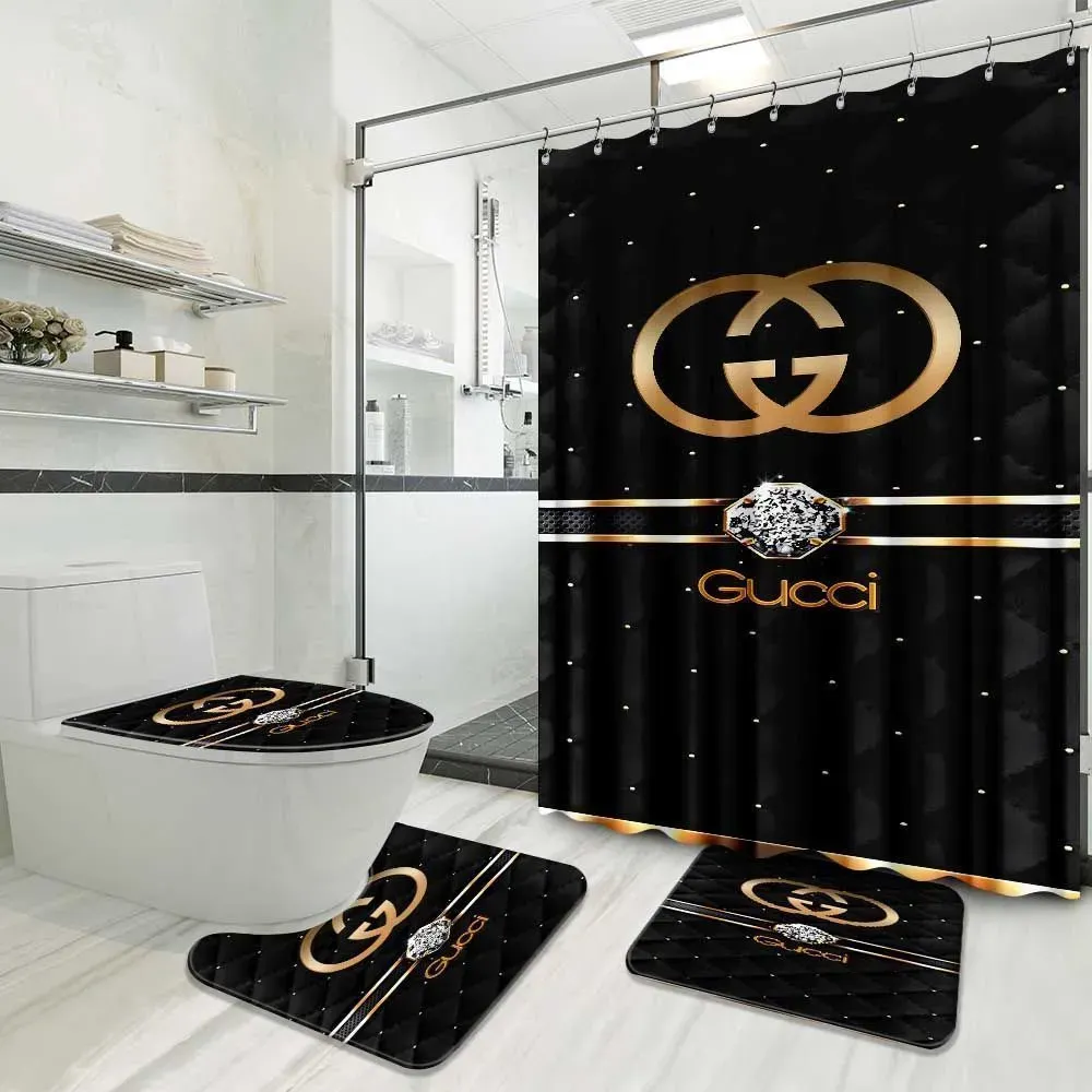 Gucci Bathroom Set Hypebeast Home Decor Bath Mat Luxury Fashion Brand