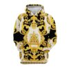 Gianni Versace Gold Type 1101 Hoodie Outfit Luxury Fashion Brand