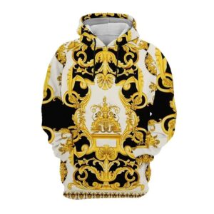 Gianni Versace Gold Type 1101 Hoodie Outfit Luxury Fashion Brand