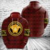 Gianni Versace Red Gold Type 1099 Luxury Hoodie Fashion Brand Outfit