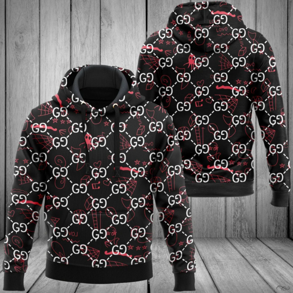 Gucci Black Type 1070 Hoodie Fashion Brand Outfit Luxury