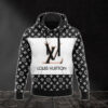 Louis Vuitton Black Lv Type 917 Hoodie Fashion Brand Luxury Outfit