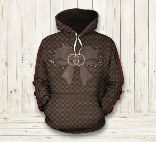 Gucci Brown Type 758 Luxury Hoodie Fashion Brand Outfit
