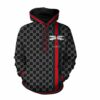 Gucci Red Line And Wo Type 680 Hoodie Outfit Luxury Fashion Brand