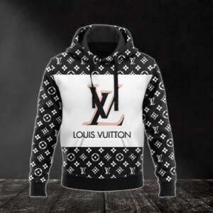 Louis Vuitton Black Lv Type 647 Luxury Hoodie Fashion Brand Outfit
