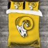 Los Angeles Rams Logo Type 154 Bedding Sets Sporty Bedroom Home Decor