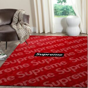 Supreme Area Red Luxury Fashion Brand Rug Home Decor Door Mat Area Carpet