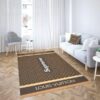 Louis Vuitton And Supreme Perfect Combo Area Christmas The Luxury Fashion Brand Rug Door Mat Area Carpet Home Decor