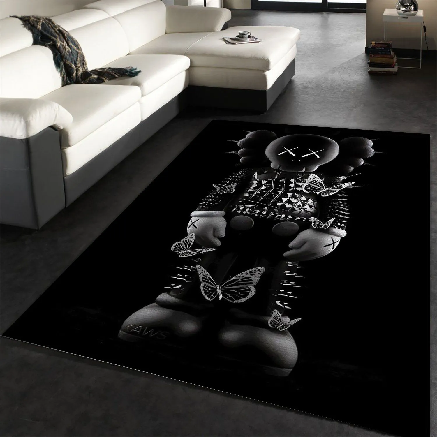 Kaws Luxury Fashion Brand Rug Door Mat Home Decor Area Carpet