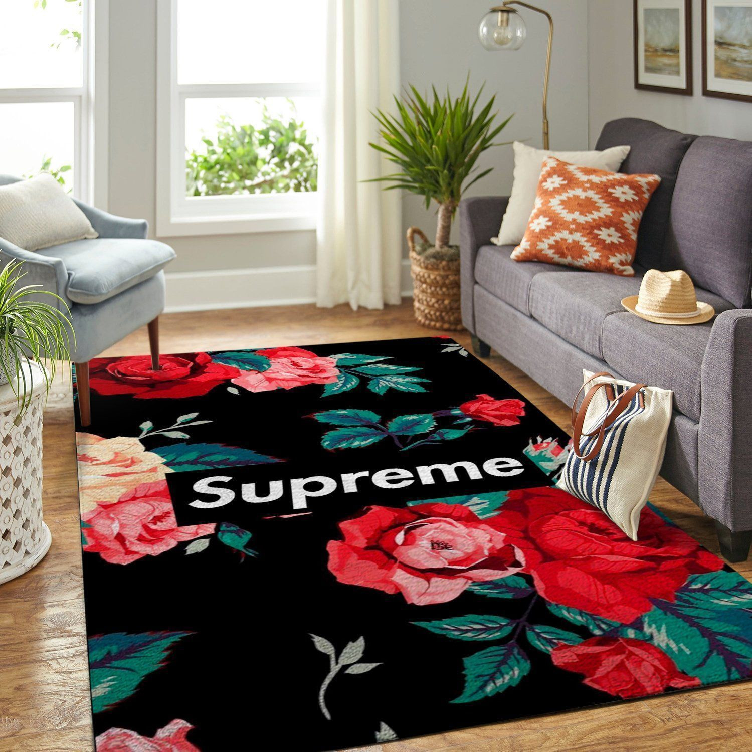 Supreme Area Luxury Fashion Brand Rug Area Carpet Door Mat Home Decor