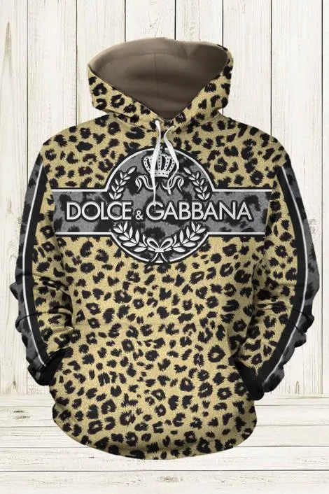 Dolce & Gabbana Leopard Type 464 Hoodie Fashion Brand Outfit Luxury