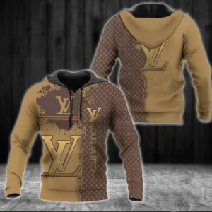 Louis Vuitton Yellow Type 460 Luxury Hoodie Outfit Fashion Brand