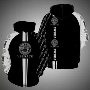 Versace Black Type 290 Hoodie Fashion Brand Luxury Outfit