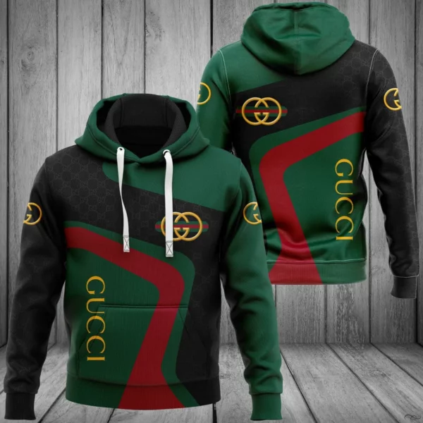 Gucci Black Green Type 178 Luxury Hoodie Outfit Fashion Brand