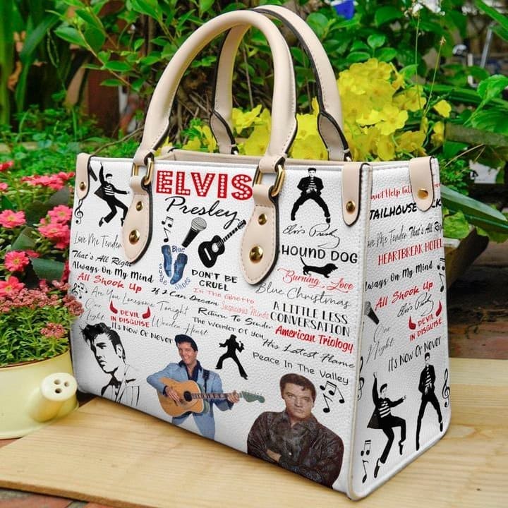 Elvis Presley Women Leather Hand Bag