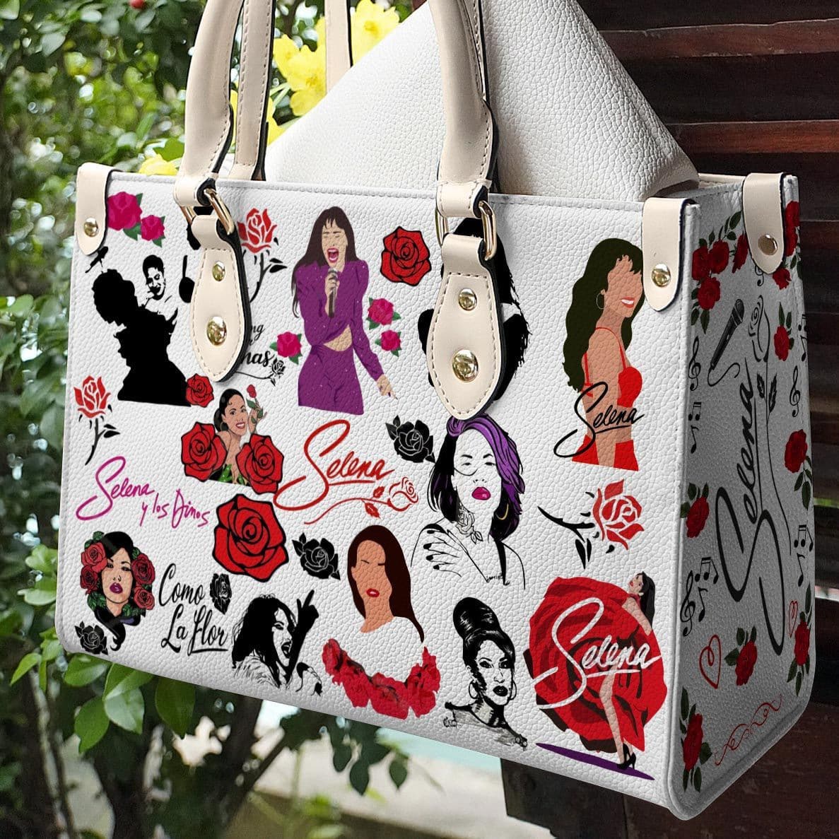 Selena Quintanilla Women Leather Hand Bag