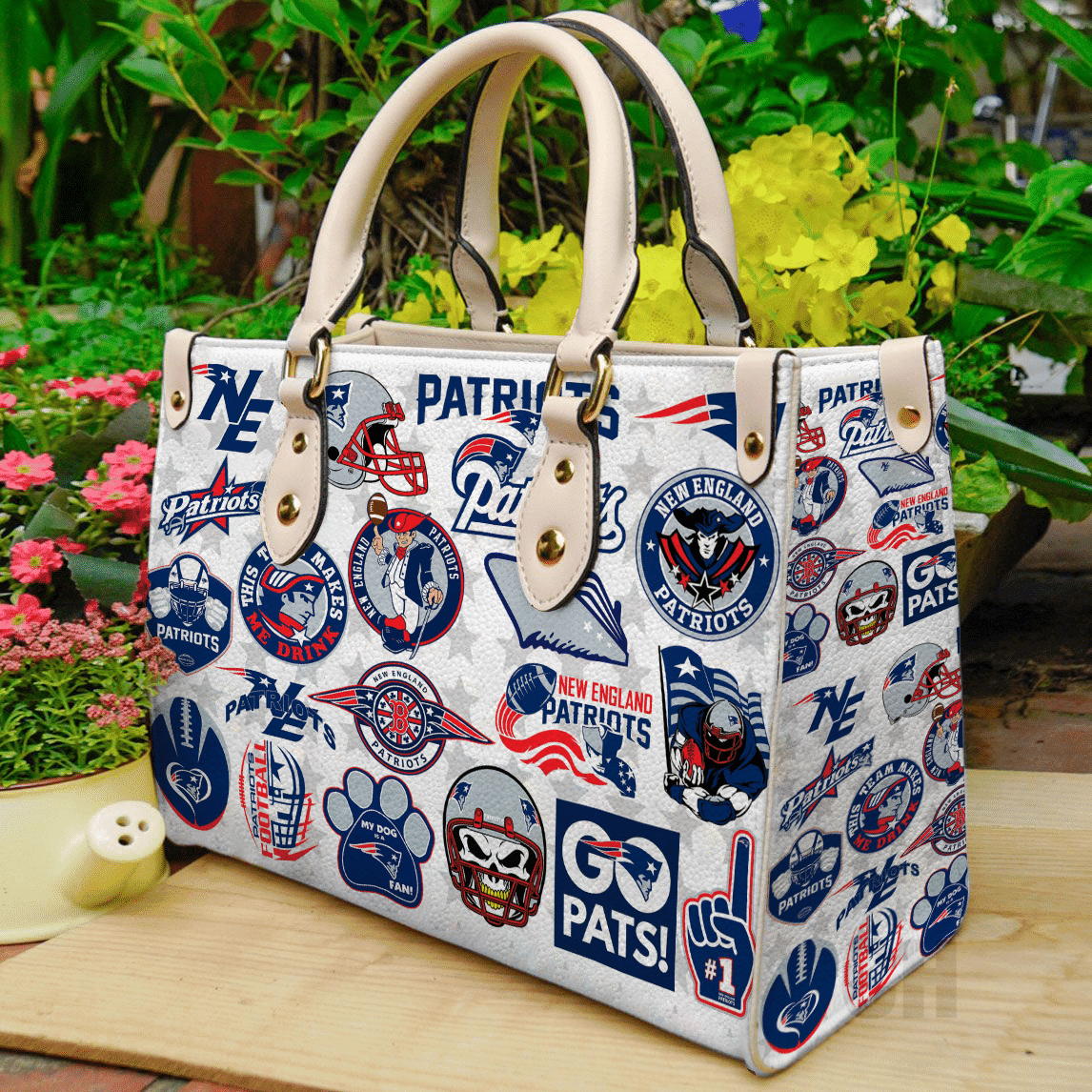 New England Patriots lover Women Leather Hand Bag