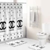 Chanel Bathroom Set Luxury Fashion Brand Home Decor Bath Mat Hypebeast
