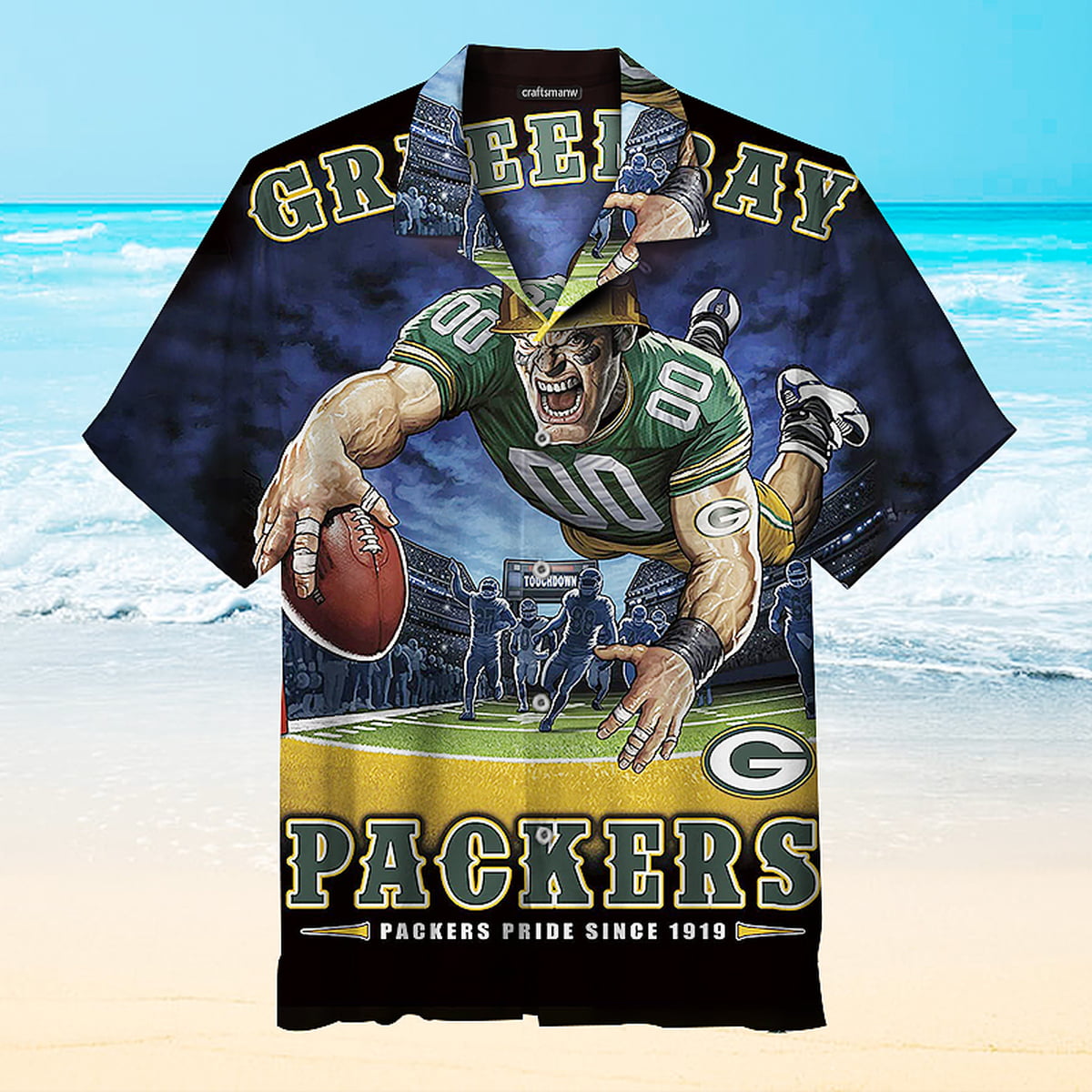 1919 Green Bay Packers S Hawaiian Shirt