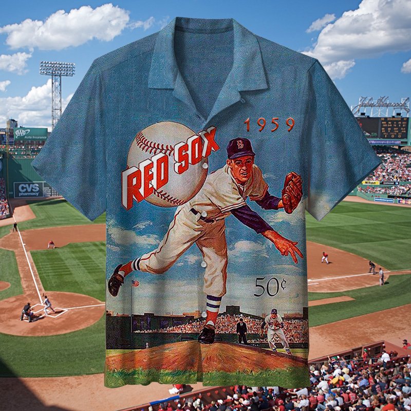 1959 Boston Red Sox Vintage Hawaiian Shirt