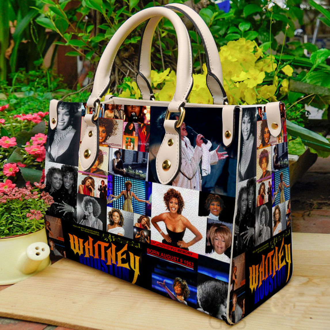 Whitney Houston 1 Women Leather Hand Bag