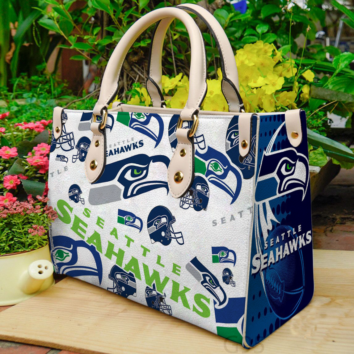 Seattle Seahawks Love Women Leather Hand Bag