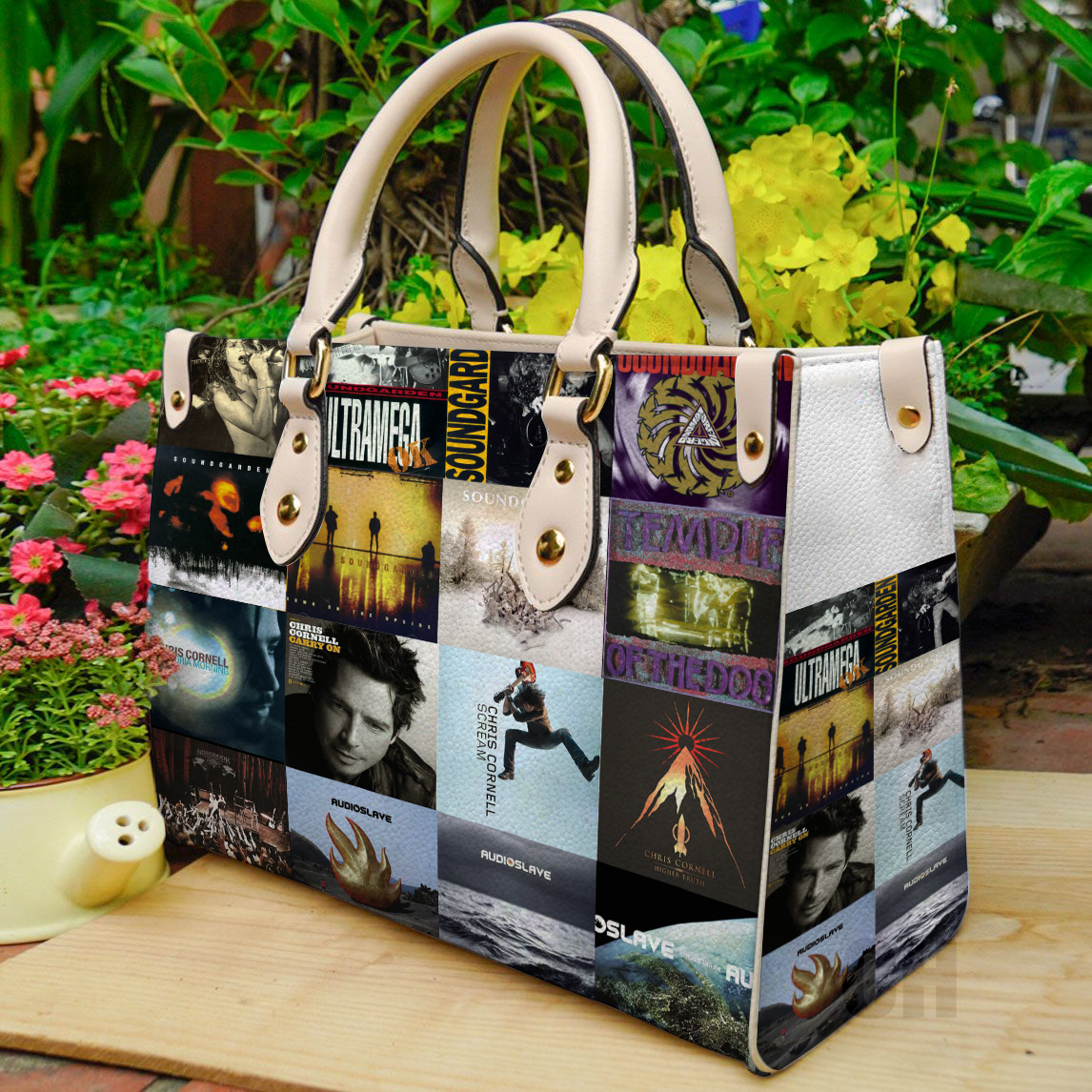 Soundgarden Chris Cornell Women Leather Hand Bag