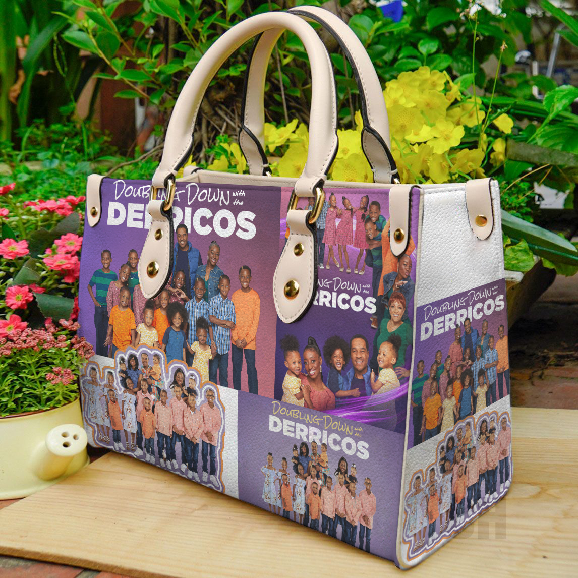 Doubling Down With the Derricos Women Leather Hand Bag
