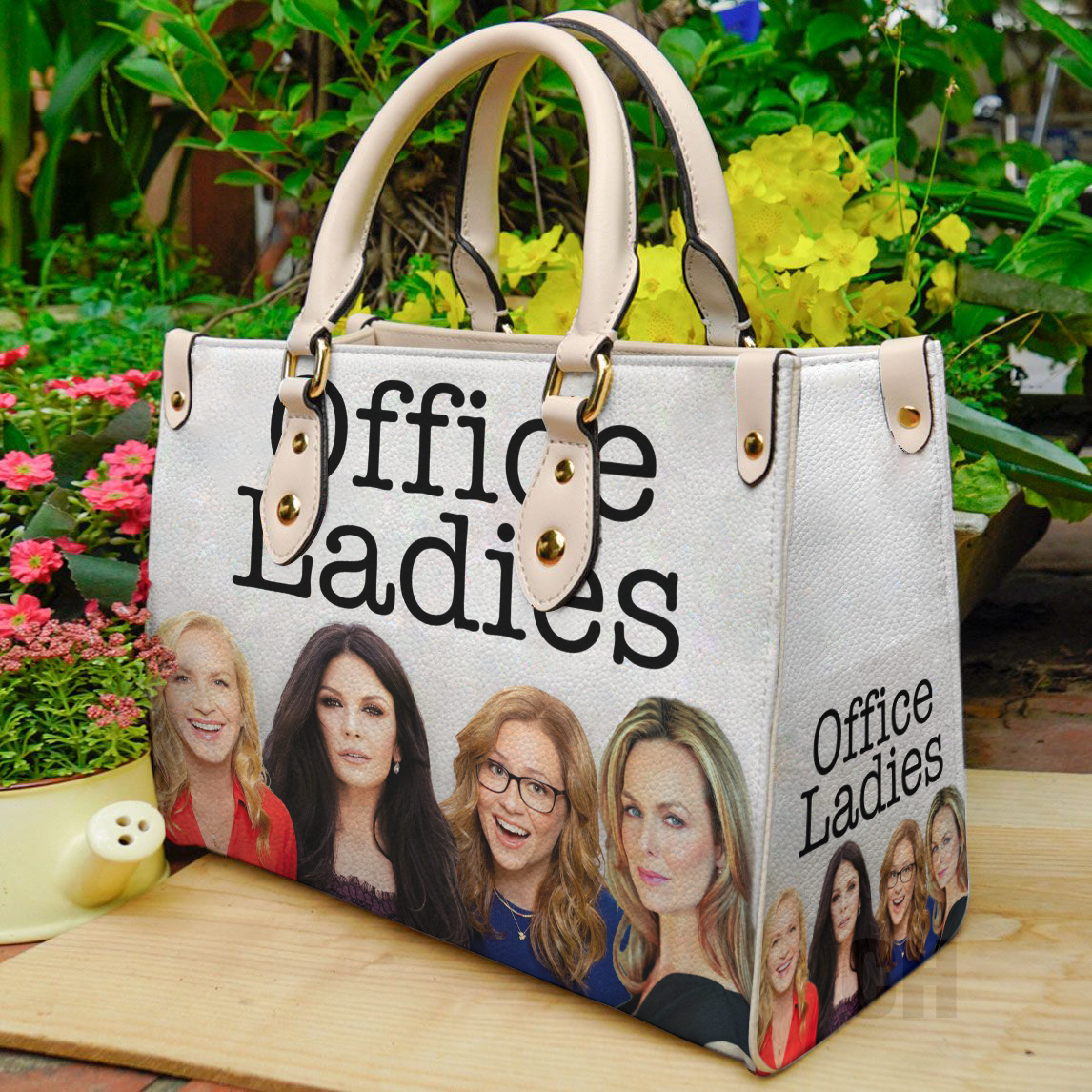 Office Ladies Podcast Women Leather Hand Bag