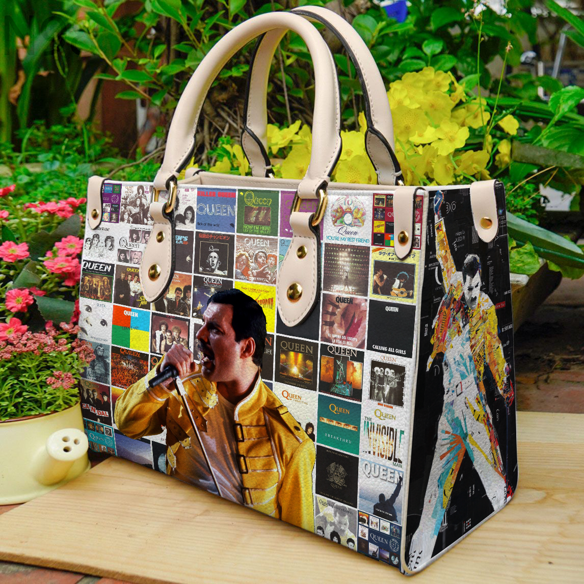 Freddie Mercury Women Leather Hand Bag