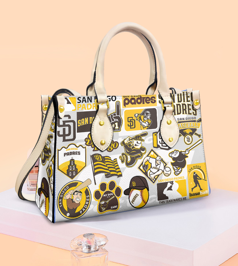 San Diego Padres Women Leather Hand Bag