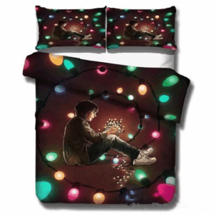 Stranger Things Logo Brand Bedding Set Home Decor Bedroom Luxury Bedspread