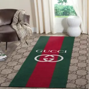 Gucci signature Rectangle Rug Area Carpet Home Decor Fashion Brand Door Mat Luxury